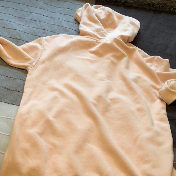 Garage Light Pink Side Tied Hoodie - Picture 5 of 5